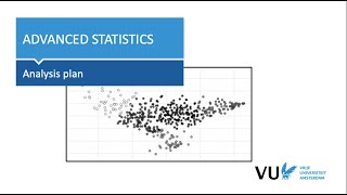 Guide on writing a data analysis plan