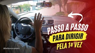 Passo a passo para dirigir pela primeira vez