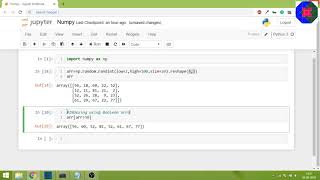 Numpy Part 10 - Indexing with Boolean Arrays