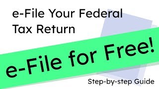 e-File your 2019 Federal Tax Return for Free! (Form 1040 \u0026 Schedule A)