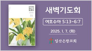 일산은광교회 새벽기도회 [여호수아 5:13~6:7]