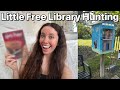 Little Free Library Hunting! 📖✨ Thrift and Unhaul Books with me!