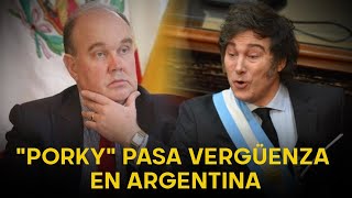 SE PUSO PÁLIDO | Rafael López Aliaga pasa vergüenza al esquivar preguntas incómodas en Argentina.