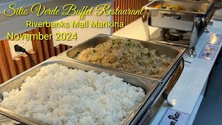 Affordable Sitio Verde Buffet Restaurant in Riverbanks Mall Marikina | November 2024