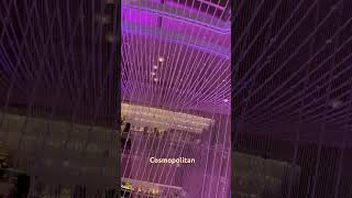 #shorts  Beautiful crystal Chandelier at Cosmopolitan Hotel and Casino in Las Vegas, NV! #crystal