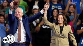 Kamala Harris, Tim Walz finish first campaign swing in key battleground states