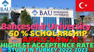 BAU INTERNATIONAL UNIVERSITY | NO APPLICATION FEES | 50 % SCHOLARSHIP | DOCUMENTS | PROGRAMS | FEES