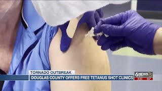 Douglas County Health Department stresses importance of tetanus shots during storm cleanup