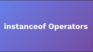 🚀 Mastering instanceof Operator in Java | Java Type Checking Explained with Examples