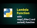 Lambda function |with map , filter and sorted function | Video 5 | #dataanalytics #datascience