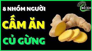 Cánh Báo: 8 Nhóm Người Cực Nguy Hiểm Nếu Ăn CỦ GỪNG ?- kênh sức khoẻ bổ ích