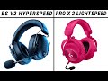 razer blackshark v2 hyperspeed vs logitech g pro x 2 lightspeed