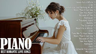 Top 200 Beautiful Romantic Piano Love Songs Melodies - Great Relaxing  Piano Ins