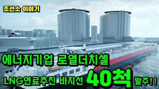 [CC ENG]Energy company Royal Dutch Shell LNG fuel propulsion barge order 40 ships!!