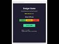 Python Tkinter Dodger Game Tutorial (Beginner Friendly)