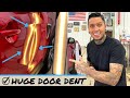 Big dent repair with pdr - Glue pulling made easy