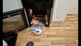 HOW TO CLEAN YOUR OVEN WITH BAKING SODA \u0026 VINEGAR || Patrícia Jones