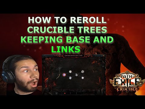 Path of Exile: How to Reroll Crucible Trees and Keep Base and Links