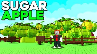 🍏 100 SUGAR APPLE SEEDS 🍏 I MADE A COMPLETE GARDEN WITH 100 SEEDS IN GROW A GARDEN 🥳😰