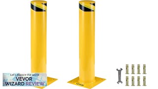 VEVOR Safety Bollard 48 Inch Height Bollard Post 4.5 Inch Diameter Steel Review