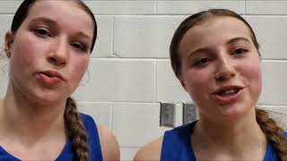 Talking with Anthony Wayne sister duo Brooke Bender and Elise Bender post CITC win over Green.