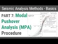 Part 7: Modal Pushover Analysis (MPA) Procedure