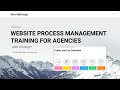 Folder & List Overview: Agency Website Development Process Template for ClickUp - (training excerpt)