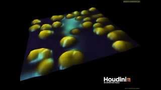 Gray Scott reaction diffusion in houdini