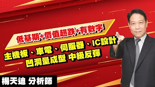 理周TV-20221107盤後-楊天迪 股票會說話／低基期+價值超跌+有數字 主機板、車電、伺服器、IC設計 凹洞量成型 中級反彈