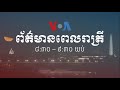 កម្មវិធីផ្សាយពេលរាត្រី៖ ១០ មេសា ២០២០