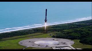 SpaceX 10th booster landing Falcon 9 Space Force Transporter 3 Rocket Launch Cape Canaveral Florida