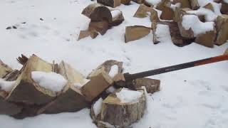 Cold Weather FUN Project ,Jeep Work \u0026 Wood splitting # 1713