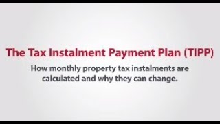 Calculating your Tax Instalment Payment Plan (TIPP) monthly instalment