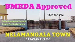 BMRDA Sites for Slae @ Nelamangala Town, With Nagarasabha A Khata 9964282555/9845266226