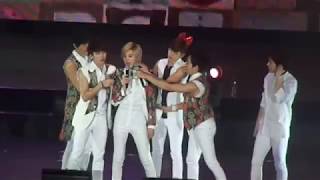 131206 INFINITE - Nothing's Over+Entrust+Cover Girl+Talk@ One Great Step World Tour Dubai (FanCam)