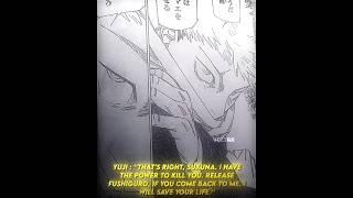 Bring back Fushiguro and I will make you live (Yuji threatens Sukuna) JJK265