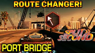 The Destructive BRIDGE Route Changer in Port Bridge! | Split/Second