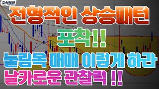 [매매기법] 눌림목 거래의 전형적인 패턴, 상승시그널 포착!