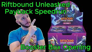 Speedrunning paying off a Riftbound Unleashed booster box with pulls!