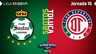 Resumen y Goles | Santos vs Toluca | Liga BBVA MX - Guard1anes 2021 - Jornada 15