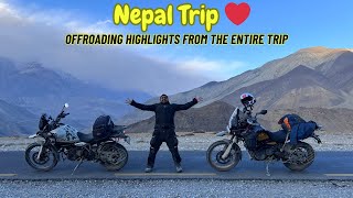 OFFROADING HIGHLIGHTS FROM NEPAL TRIP | Nepal Ride | HIMAYALAN 450