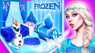 How to Become Elsa! We Build a Frozen Secret Room!