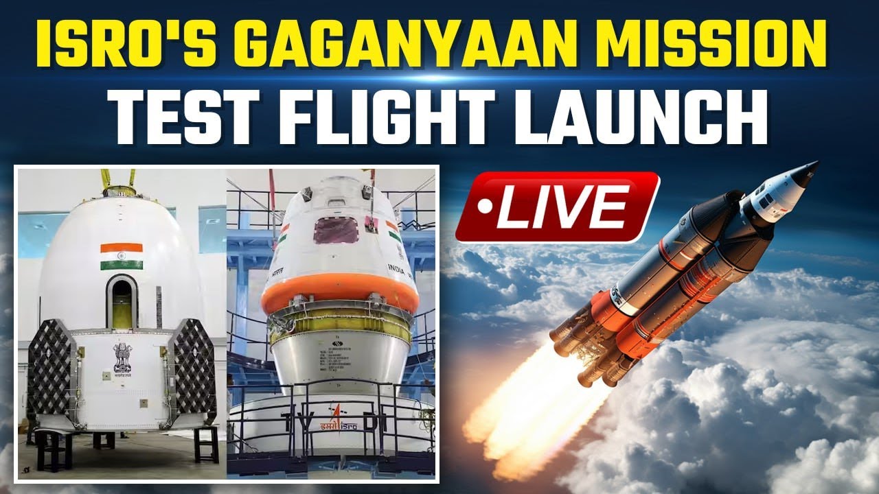 Gaganyaan Mission Test Flight Successful | ISRO's TV-D1 Mission ...