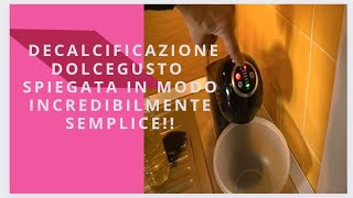 DECALCIFICAZIONE TUBI DOLCE GUSTO GENIO-S con l'aceto PROCEDURA passo passo. #tubiintasati    N.60