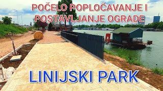 POČELO POPLOČAVANJE  POSTAVLJANJE OGRADE NA LINIJSKOM PARKU,SPORNI OBJEKTI KOD 25 MAJA NA PUTU PARKA