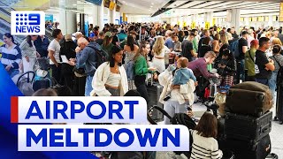 UK air traffic control glitch creates global travel chaos | 9 News Australia