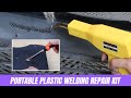 How to repair the damaged plastic-Fitinhot Plastic Welding Kit-Portable Car Bumper Repair Kit