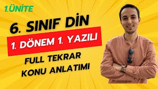 6. Sınıf Din Kültürü 1. Dönem 1. Yazılıya Hazırlık  - Full Tekrar