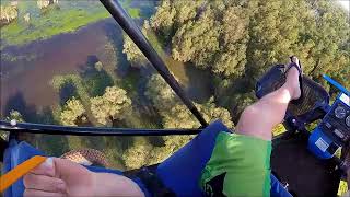 Flying an Aerochute around Darwin, NT, Australia