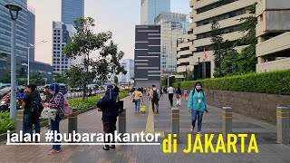 Rush Hour Walk 🚶‍♂️🚶‍♀️ Jalan kaki di Sudirman saat Jam Bubaran Kantor ke Halte Dukuh Atas ❕